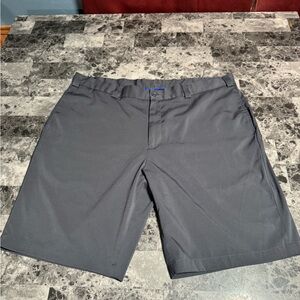 Slazenger Men's Charcoal Gray Flat Front Shorts